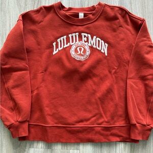 Lululemon Rusty orange Sweatshirt